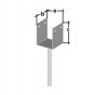 U na roxore 160x60x100/4 ø18x200 úzke TZn